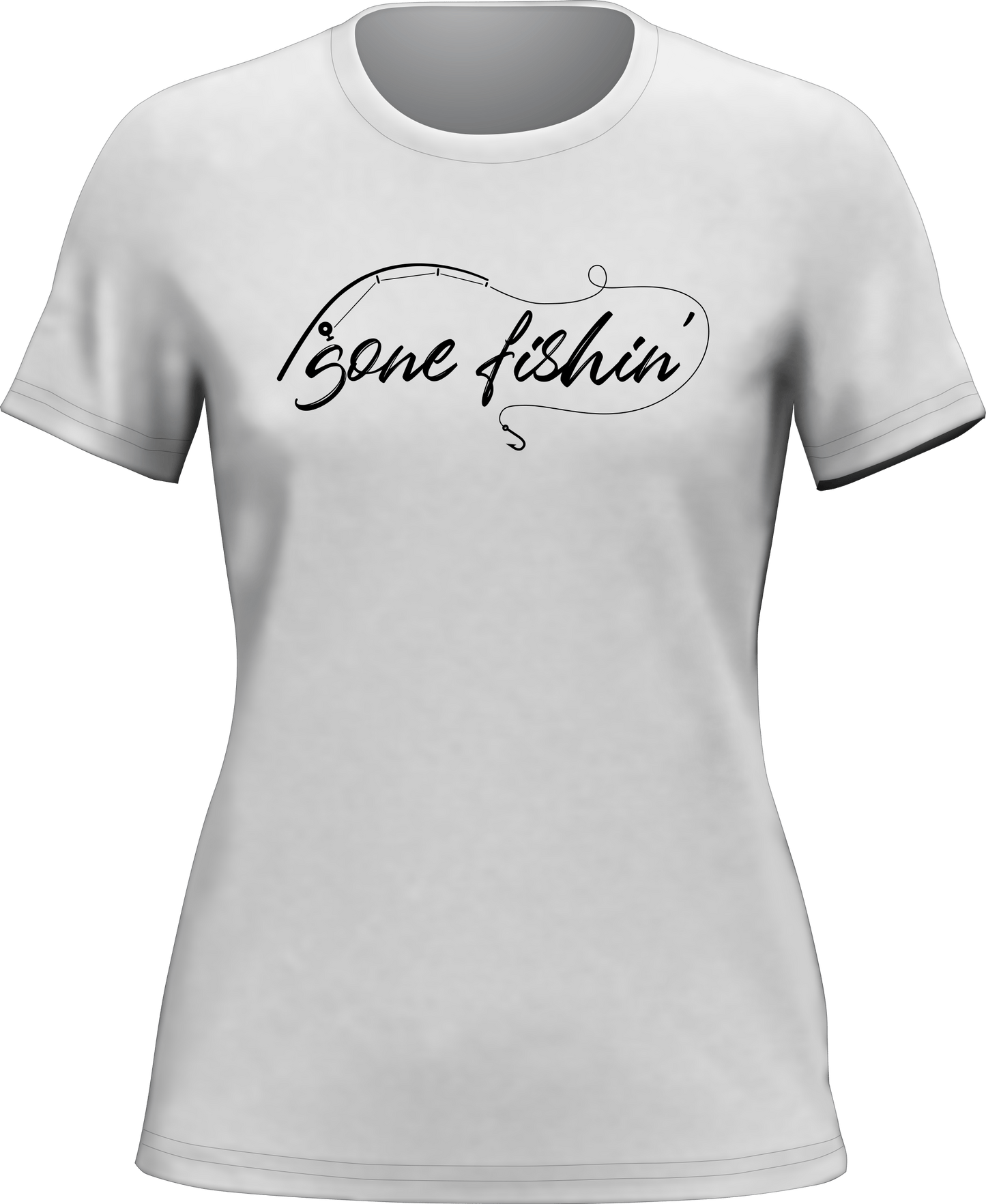 Outdoorzees Gone Fishing v2 T-Shirt for Women