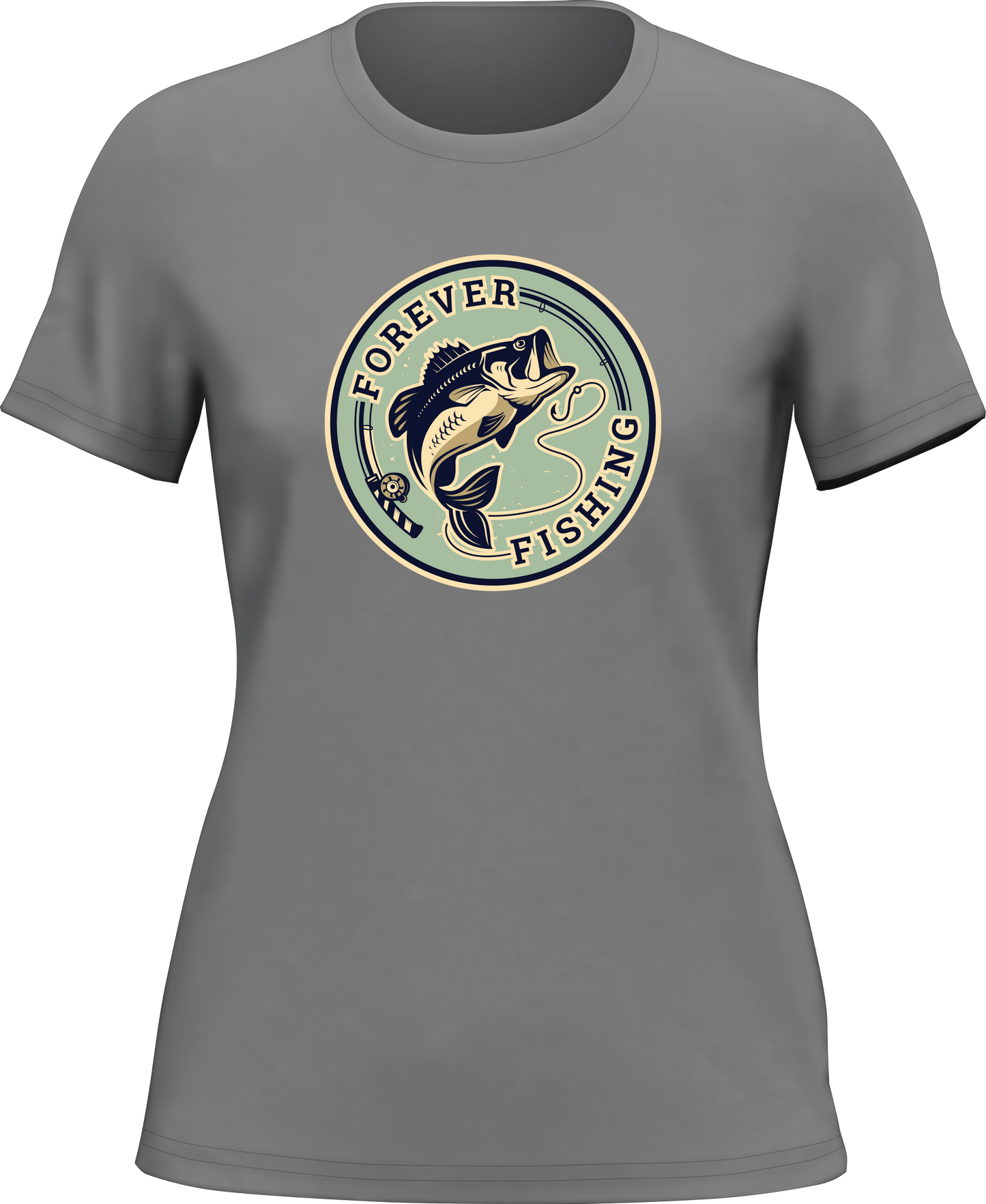 Outdoorzees Forever Fishing T-Shirt for Women