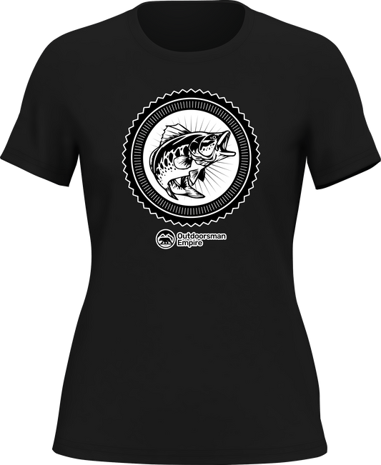 Outdoorzees Fishing Vintage T-Shirt for Women