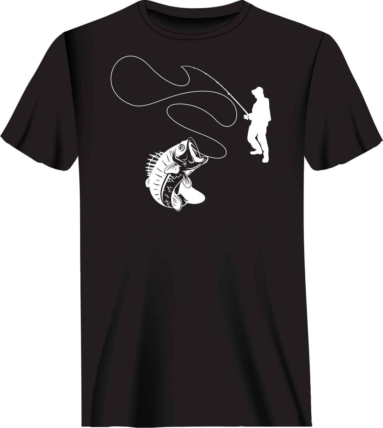 Outdoorzees Fishing Lines Man T-Shirt