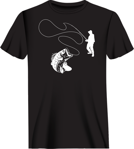 Outdoorzees Fishing Lines Man T-Shirt