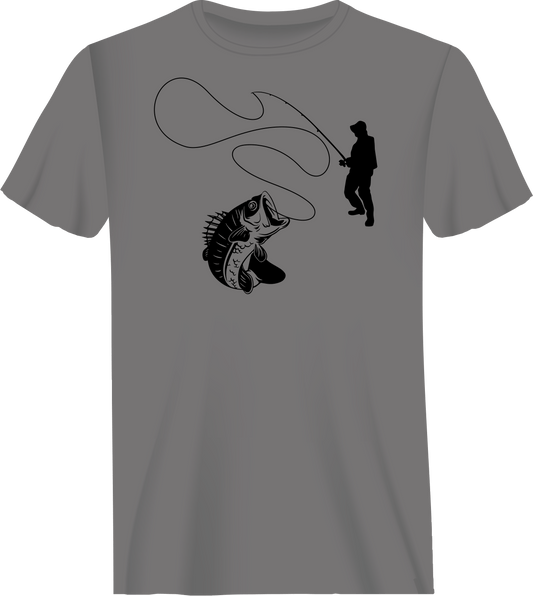 Outdoorzees Fishing Lines Man T-Shirt