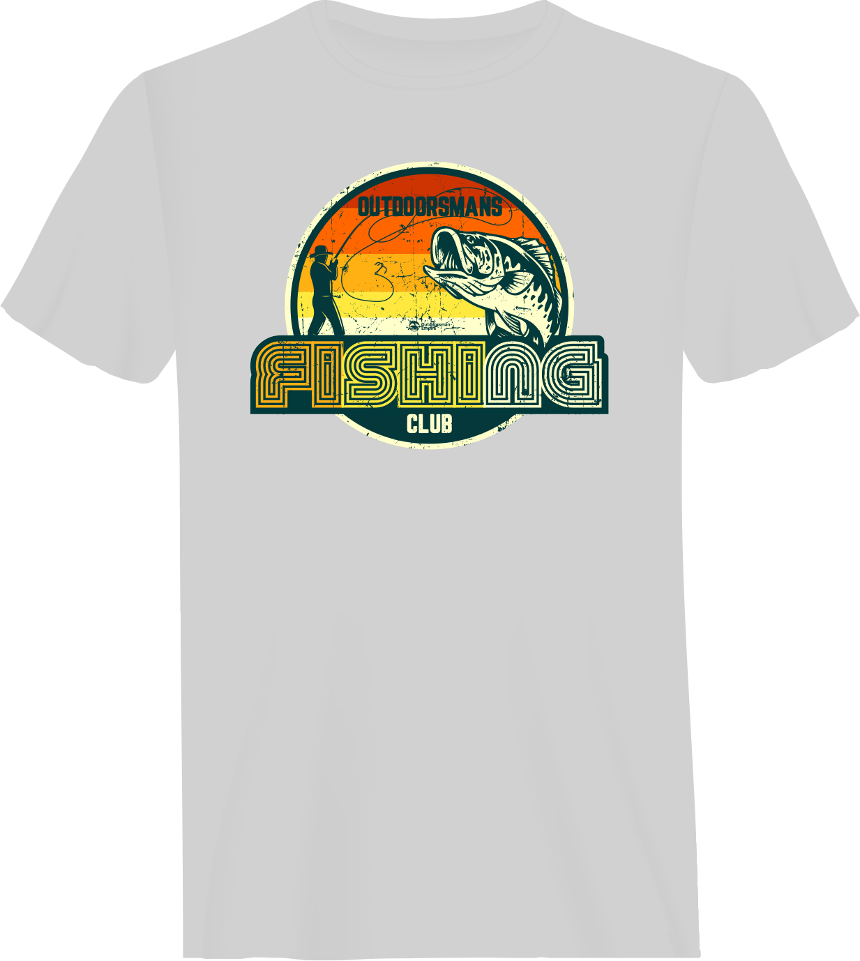 Outdoorzees Outdoorsman Fishing Club 80 Man T-Shirt