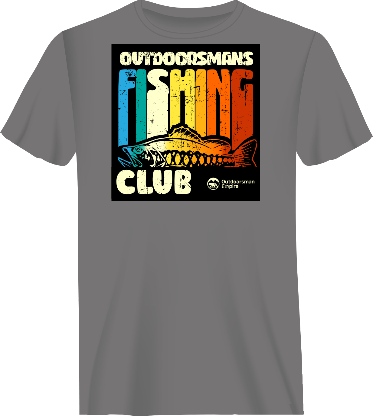 Outdoorzees Outdoorsman Fishing Club Man T-Shirt