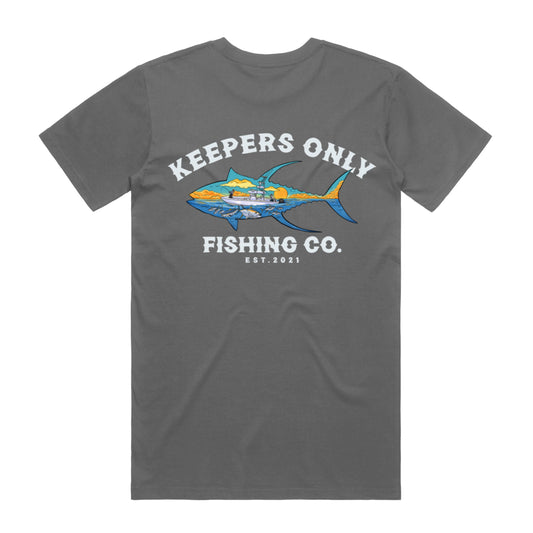 Keepers Only Co. Tuna Blitz Graphite T-Shirt