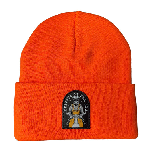 Keepers Only Co. Tuna Slayer Beanie - Orange