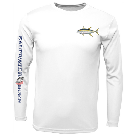 SK Tuna on Chest Long Sleeve UPF 50+ Dry-Fit Shirt