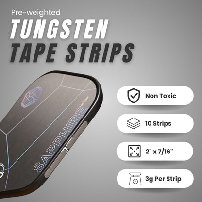 Pickleball Effect Tungsten Tape Strips