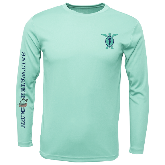 SK, FL Turtle on Chest Long Sleeve UPF 50+ Dry-Fit Shirt