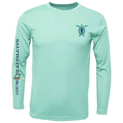 SK, FL Turtle on Chest Long Sleeve UPF 50+ Dry-Fit Shirt