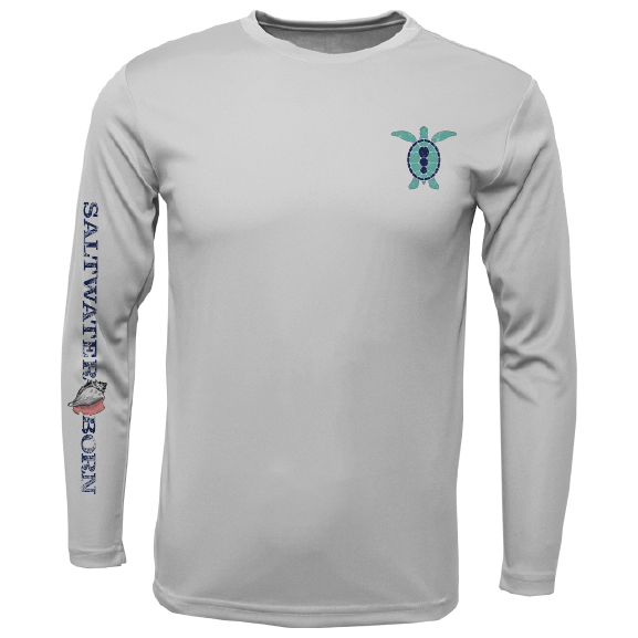 SK, FL Turtle on Chest Long Sleeve UPF 50+ Dry-Fit Shirt