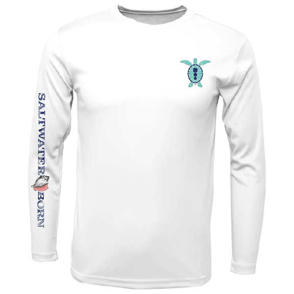 SK, FL Turtle on Chest Long Sleeve UPF 50+ Dry-Fit Shirt