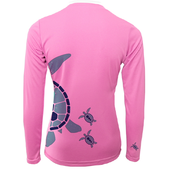 Saltwater Born Turtle Wrap Long Sleeve UPF 50+ Dry-Fit Shirt