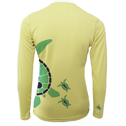 Saltwater Born Turtle Wrap Long Sleeve UPF 50+ Dry-Fit Shirt