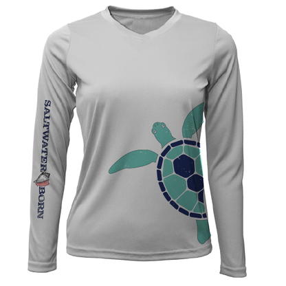 Saltwater Born Turtle Wrap Long Sleeve UPF 50+ Dry-Fit Shirt