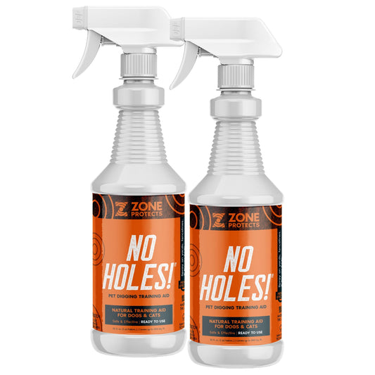 Zone Protects No Holes! Digging Dog Prevention; Twin Spray Bundle