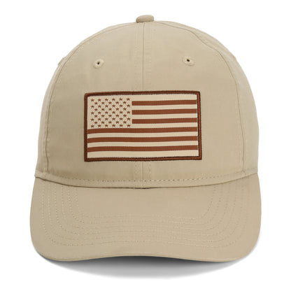 Paramount Outdoors Waxed Cloth American Flag Dad Cap