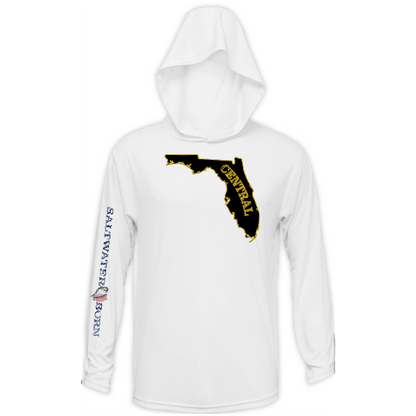 Saltwater Born UCF Black and Gold Long Sleeve UPF 50+ Dry-Fit Hoodie