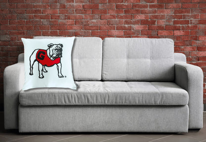 Campus Hammocks UGA Standing Bulldog Pillow Cover
