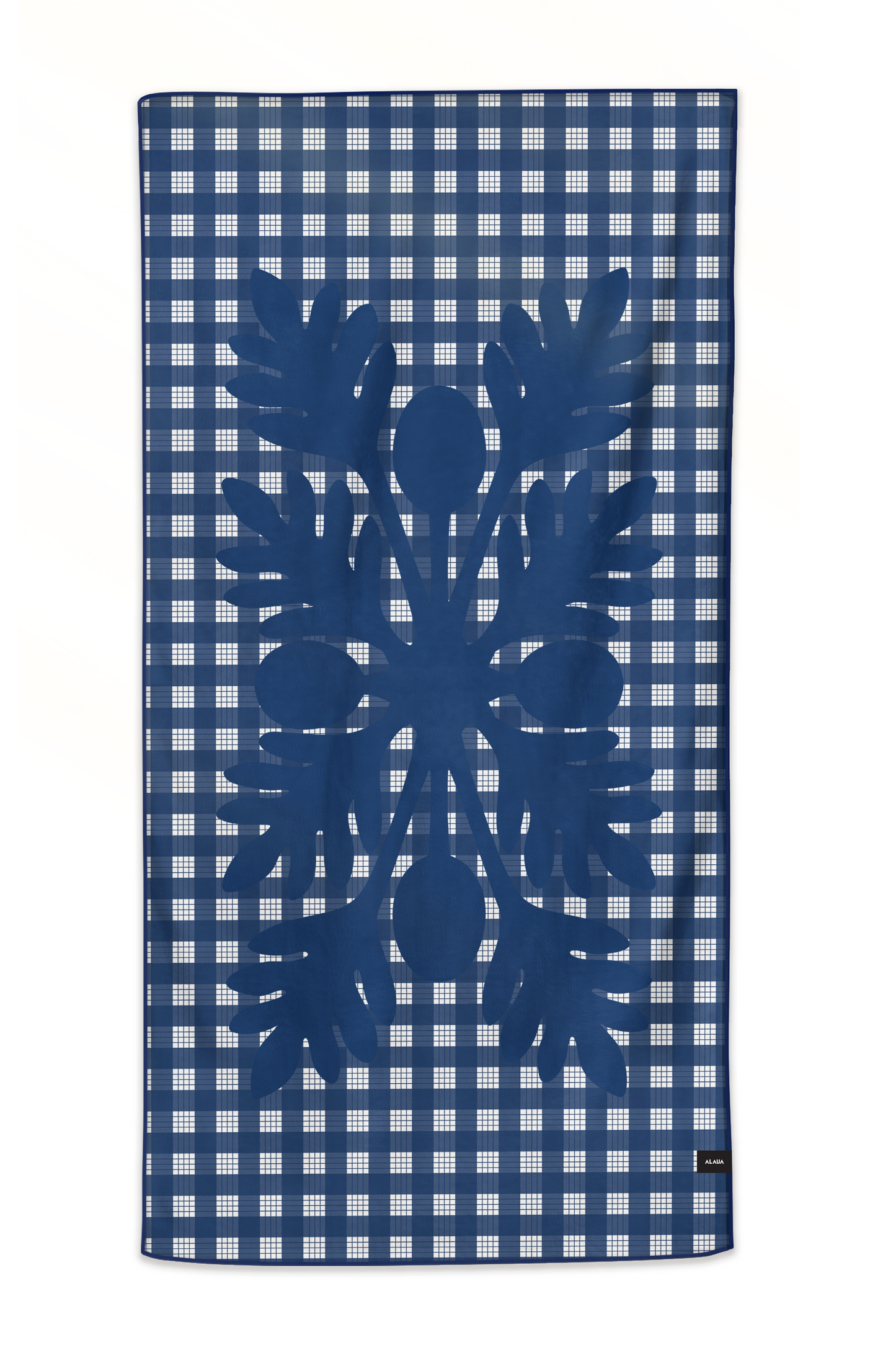 Alaua 'Ulu Palaka Anywhere Towel (Blue)