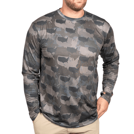 Everyday Outdoors USA Camo - Long Sleeve Shirt