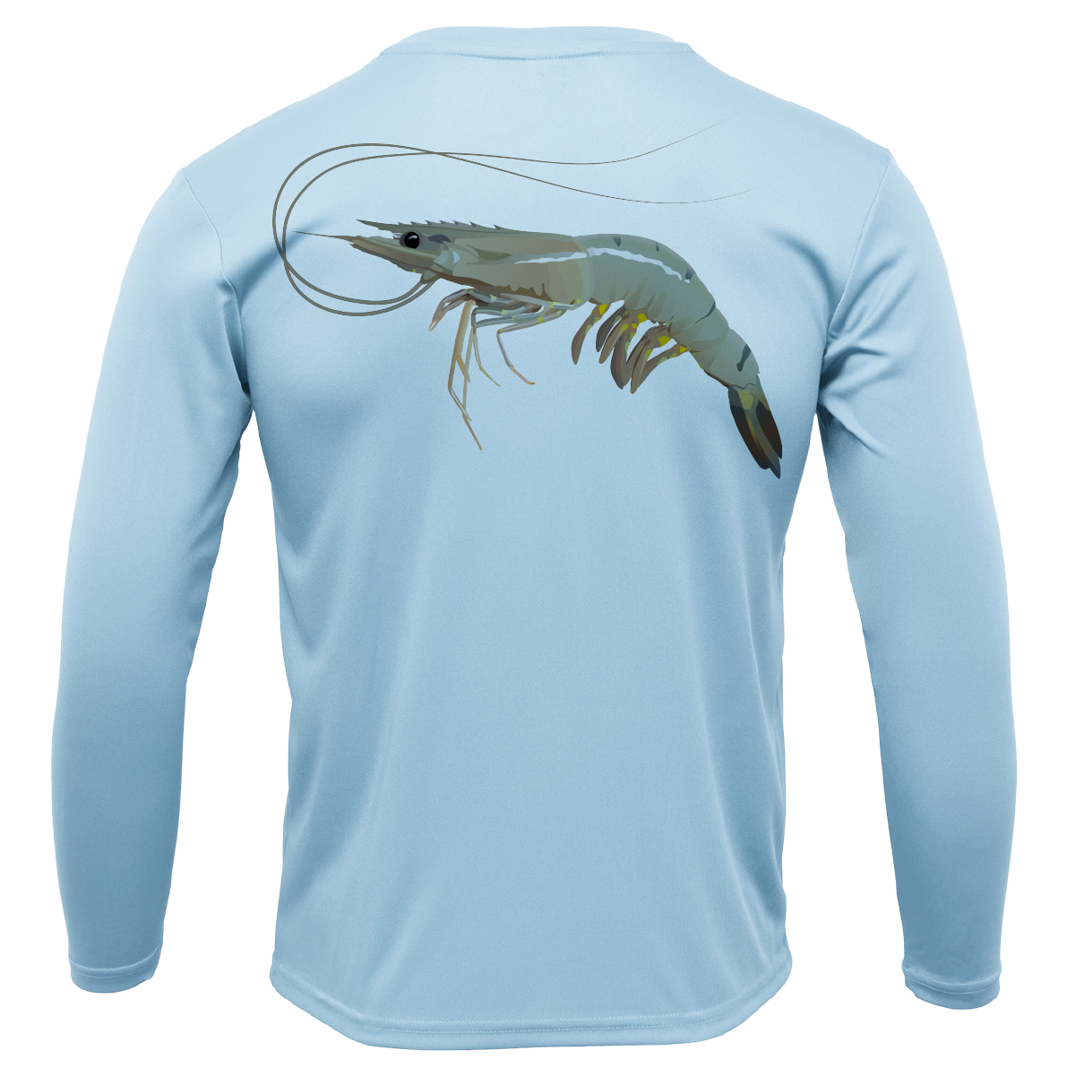USA Jumbo Gulf Shrimp Long Sleeve UPF 50+ Dry-Fit Shirt