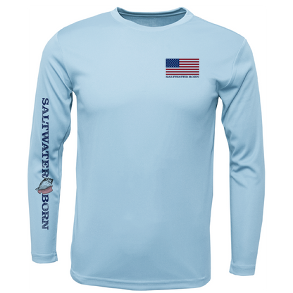 USA Snook Long Sleeve UPF 50+ Dry-Fit Shirt