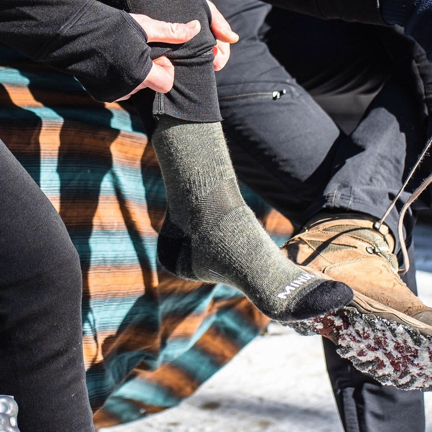 Minus33 Lightweight - Crew Wool Socks Mountain Heritage