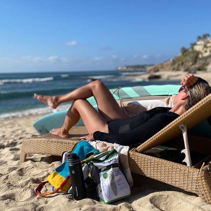 Vamo Life 4 Way Stretch SUP Paddleboard Board Cover - 9' - 10'6" (Caribbean)