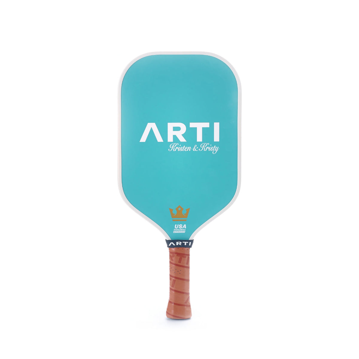 ARTI 16mm T700 Carbon Fiber Kristen & Kristy "IT'S PICKLE TIME" Pickleball Paddle - USA Pickleball Approved