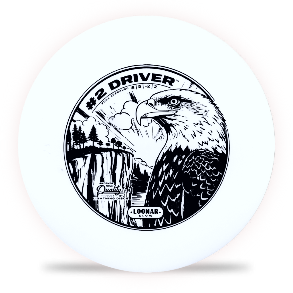 Gotta Go Gotta Throw Lightning Loonar Glow #2 Driver Fairway Driver Golf Disc