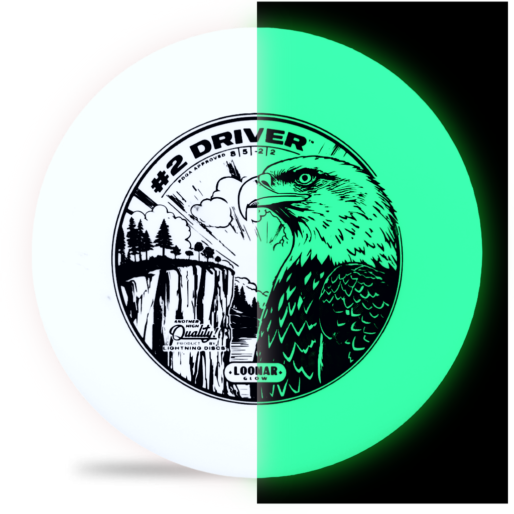 Gotta Go Gotta Throw Lightning Loonar Glow #2 Driver Fairway Driver Golf Disc