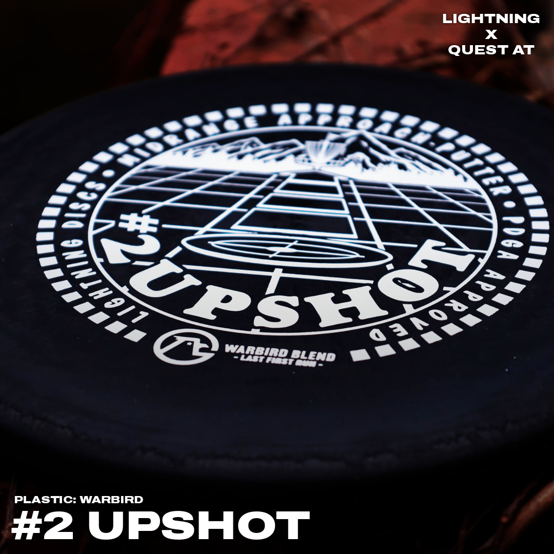 Gotta Go Gotta Throw Lightning Limited Edition Last First Run Warbird Plastic #2 Upshot Putter Golf Disc