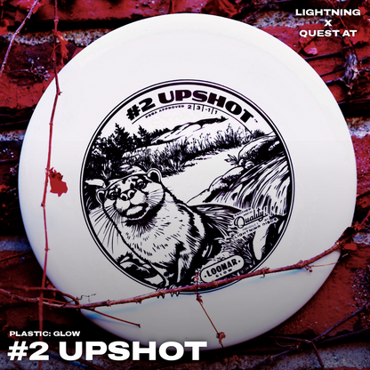 Gotta Go Gotta Throw Lightning Loonar Glow #2 Upshot Putter Golf Disc