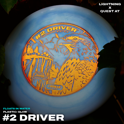 Gotta Go Gotta Throw Lightning Loonar Glow #2 Driver Fairway Driver Golf Disc