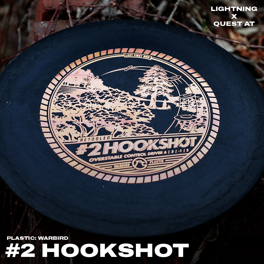 Gotta Go Gotta Throw Lightning Limited Edition Last First Run Warbird Plastic #2 Hookshot Fairway Driver Golf Disc