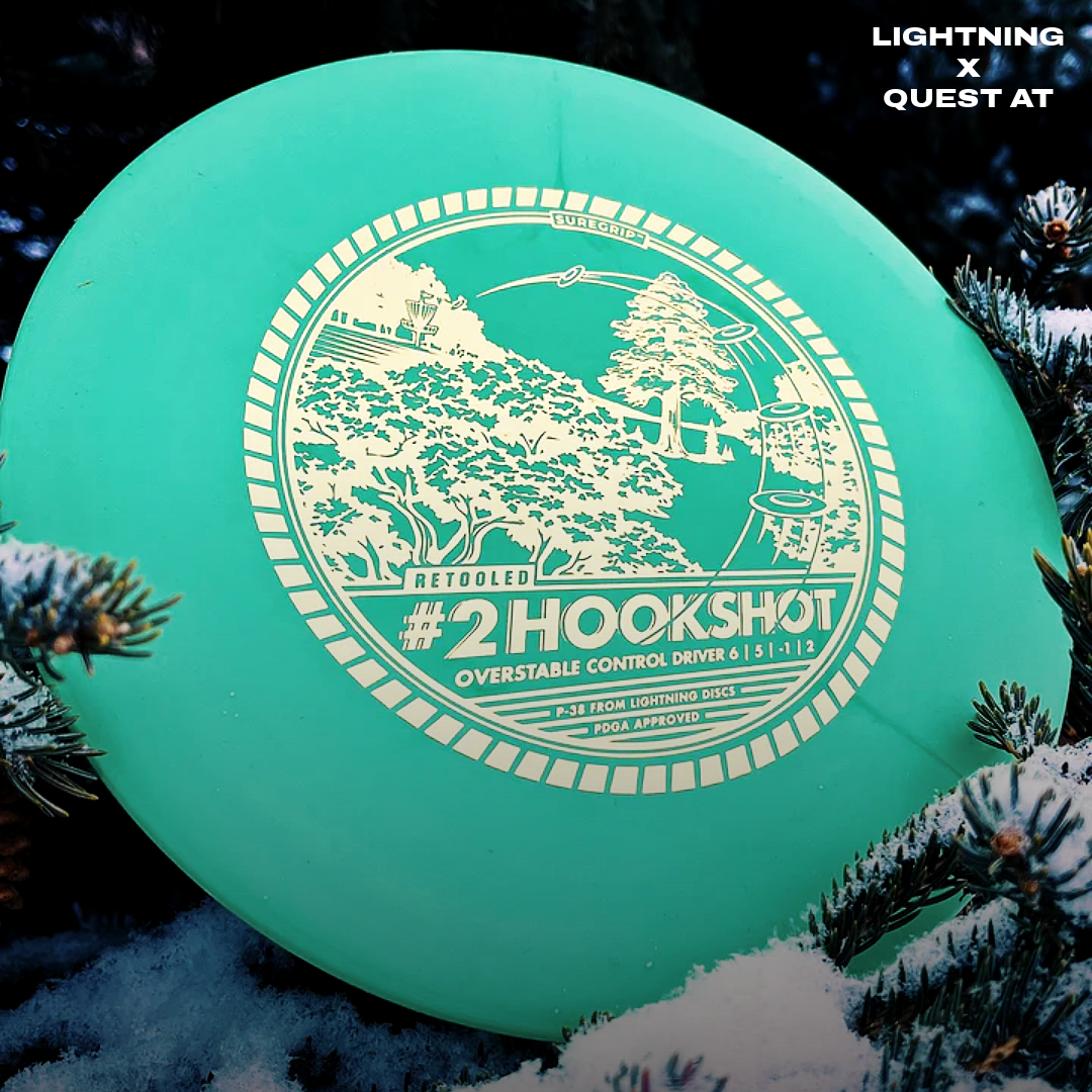 Gotta Go Gotta Throw Lightning Sure Grip #2 Hookshot [Retool] Fairway Driver Golf Disc
