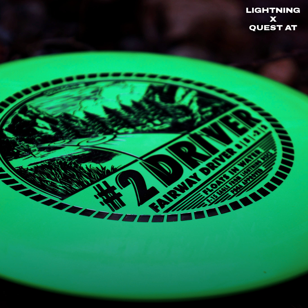 Gotta Go Gotta Throw Lightning Sure Grip #2 Driver Fairway Driver Golf Disc