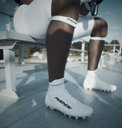 Velocity 3.0: Youth Football Cleats - White