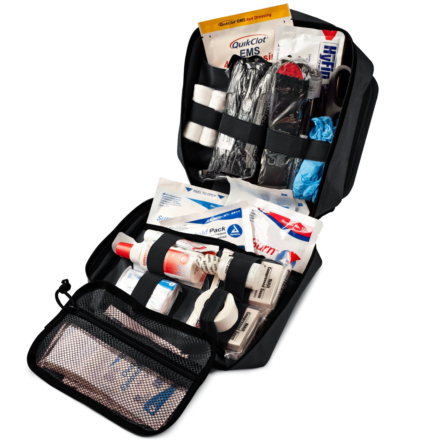 Scherber Vehicle IFAK Emergency Trauma Kit | 90+ Medical Supplies | Intermediate