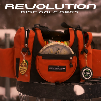 Gotta Go Gotta Throw Revolution Carolina Team V3 Disc Golf Bag - Rust