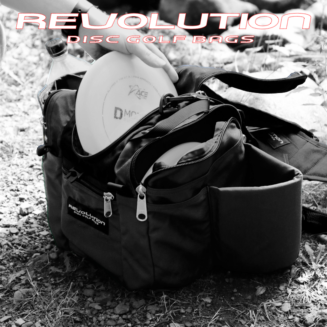Gotta Go Gotta Throw Revolution Mini Deluxe V3 Disc Golf Bag - Crimson