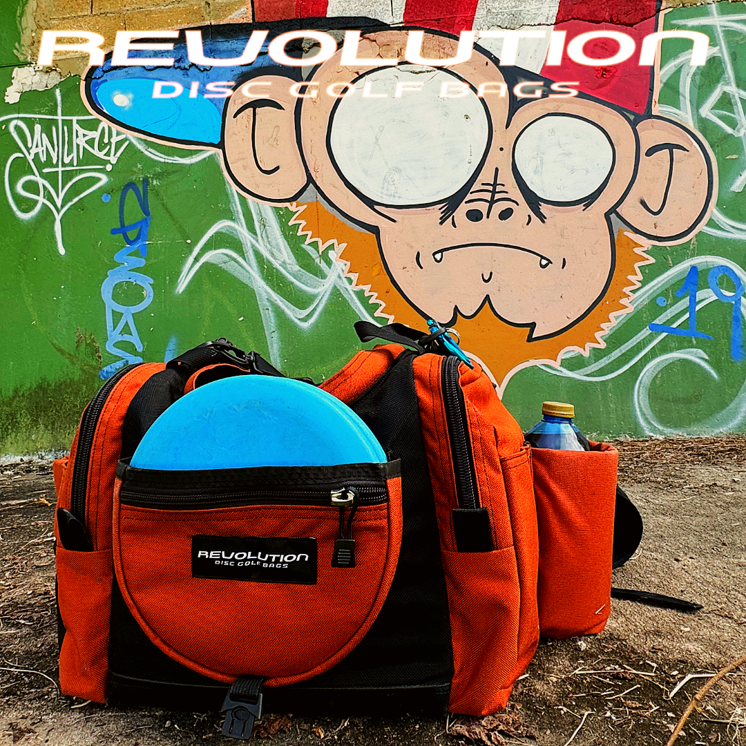 Gotta Go Gotta Throw Revolution Carolina Team V3 Disc Golf Bag - Rust