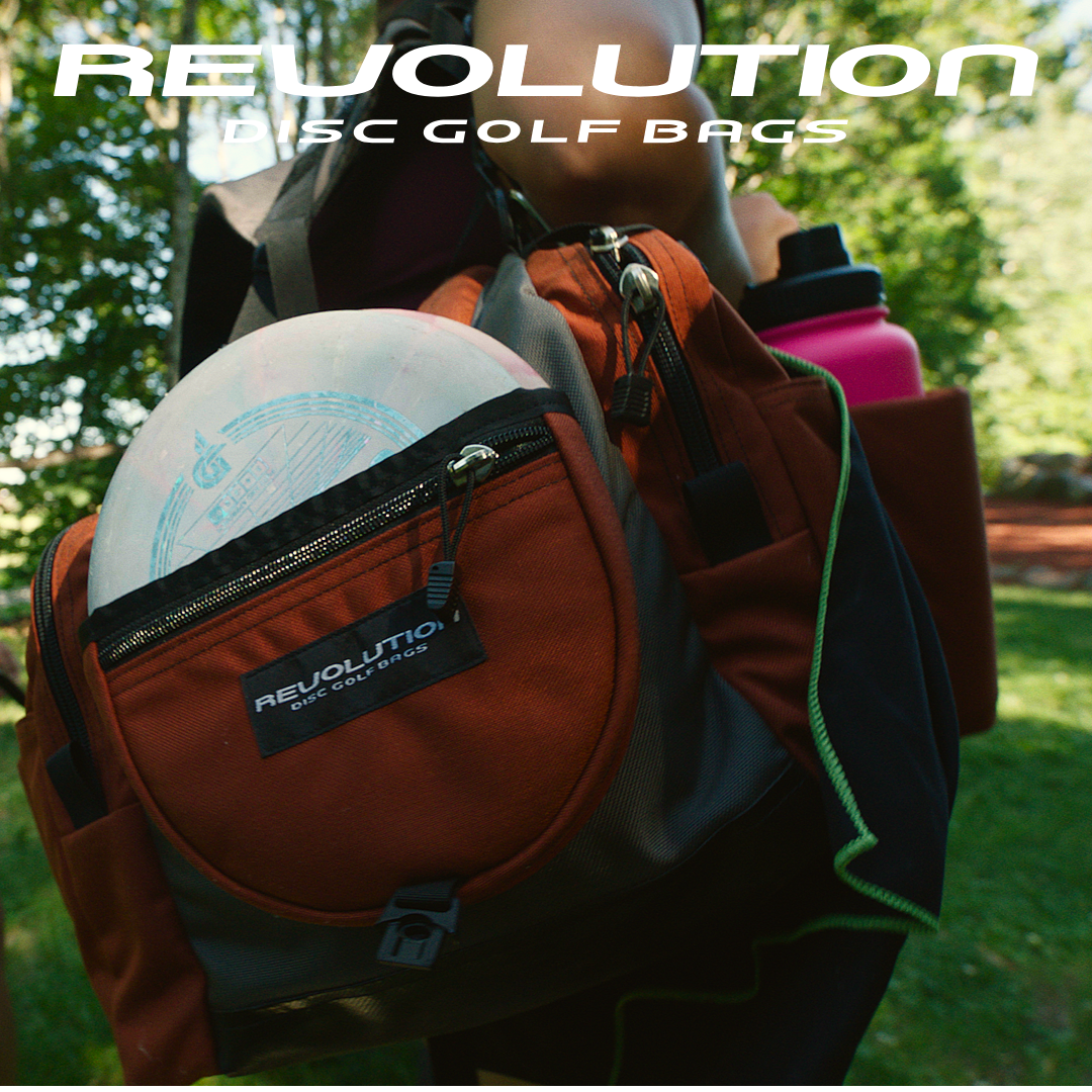 Gotta Go Gotta Throw Revolution Carolina Team V3 Disc Golf Bag - Rust