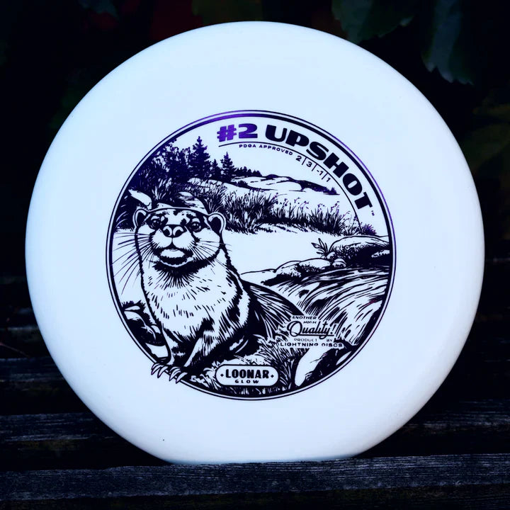 Gotta Go Gotta Throw Lightning Loonar Glow #2 Upshot Putter Golf Disc