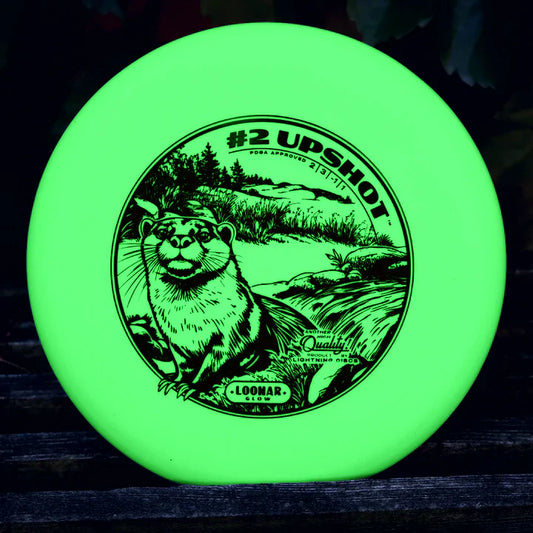 Gotta Go Gotta Throw Lightning Loonar Glow #2 Upshot Putter Golf Disc