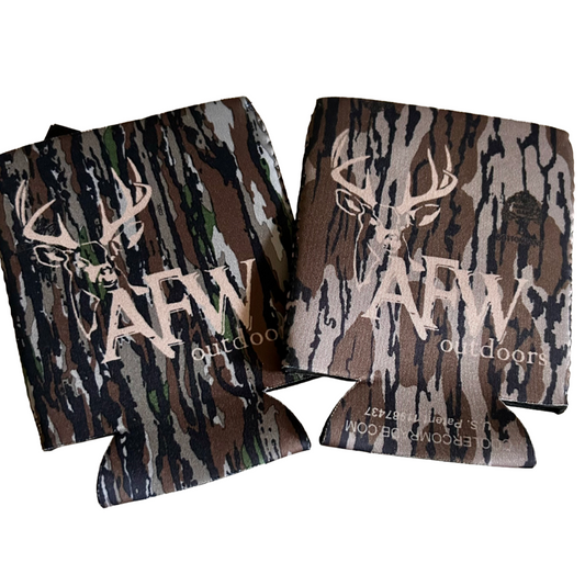 American Flyway Waterfowl Buck Logo Drink Koozies - Regular Can