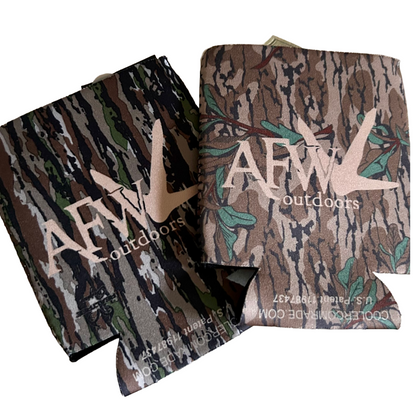 American Flyway Waterfowl Turkey Logo Drink Koozies - Regular Can