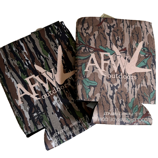 American Flyway Waterfowl Turkey Logo Drink Koozies - Regular Can