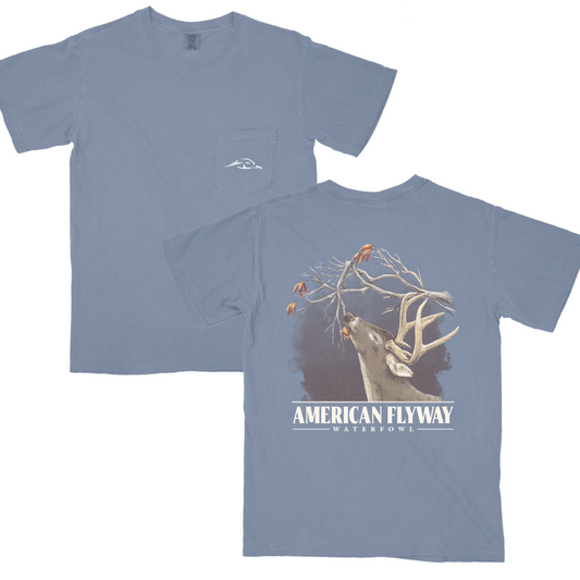 American Flyway Waterfowl Nibbling Buck